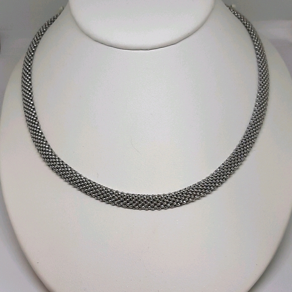 Vintage Jewelry - Vintage Italian Crafted Sterling Silver Necklace